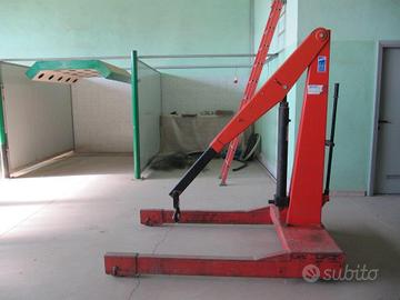 Gru idraulica a carrello