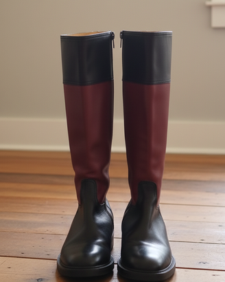 Stivali Camper Bicolore - Vera Pelle - Stile Caval