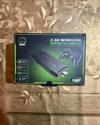 Game Stick 4K Lite + MicroSD Kingston 64GB + omagg