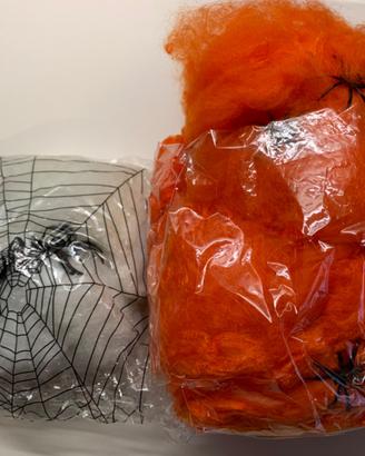 Halloween ragnatele con ragni