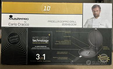Padella Doppio Grill MasterPRO Carlo Cracco 3in1
