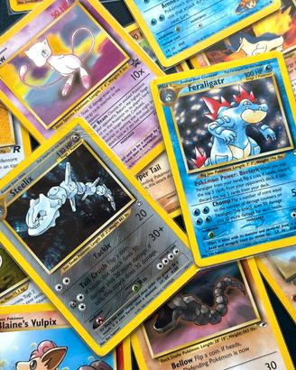 Lotto 18 carte Pokémon WOTC Neo Genesis Neo Discov