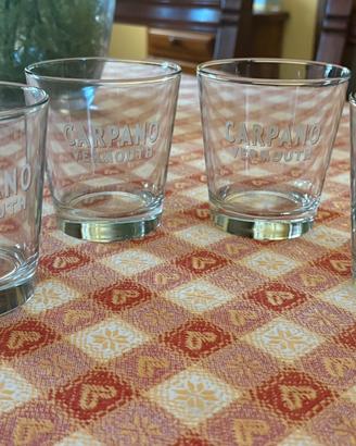 Set 4 bicchieri Carpano vermouth