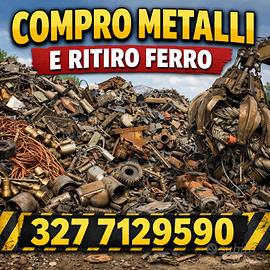 Ritiro ferro vechio pago bene