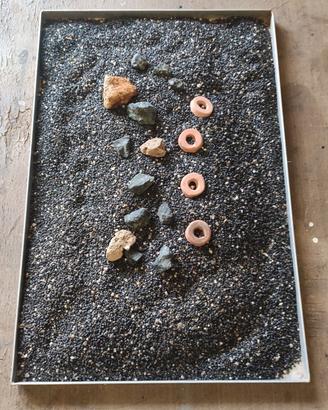 ghiaia  nera per acquari