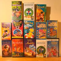 Lotto 13 VHS Disney e cartoni vari