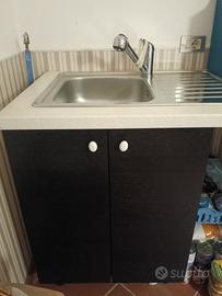 lavabo e piano lavoro 