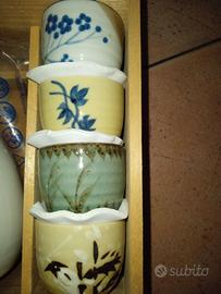 Set in ceramica composto da una piccola brocca e q