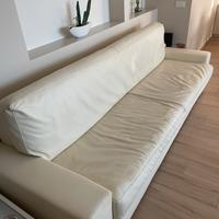 Divano in vera pelle su misura-artigianale