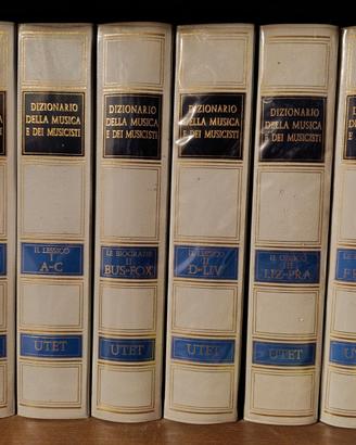 DIZIONARIO della musuca e dei musicisti  UTET