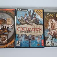 Rise of Nations, Civilization III, Sacred
