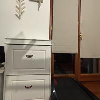 Scarpiera a ribalta a 2 Ante - colore bianco