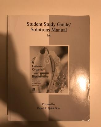 Student study guide/solutions Quirk Dorr
