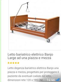 Letto elettrico per disabili una piazza e mezza