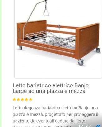 Letto elettrico per disabili una piazza e mezza