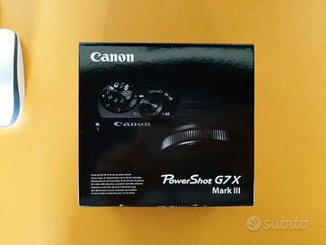 Canon PowerShot G7 X Mark III **NUOVA**