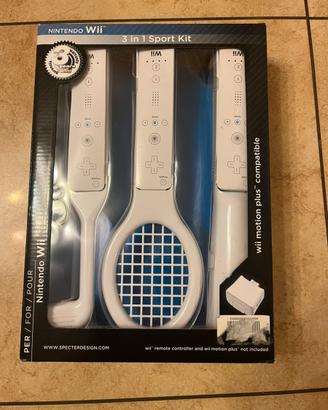"3 in 1 Sport Kit" compatibile con Wii Motion Plus