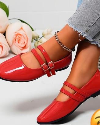 Nouve scarpe basse mary jane da donna 