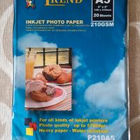 carta fotografica per stampanti 