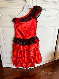 Vestito da spagnola 8/10 anni