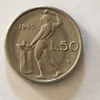 MONETA 50 Lire Piccole Anno 1995 Micro REPUBBLICA