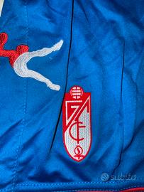 granada cf pantaloncini calcio tg 3XS blu con logo