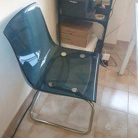 Sedia Ikea Tobias blu
