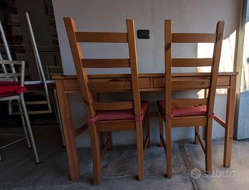 Set Scrivania e sedie