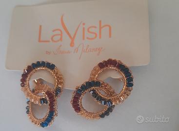 orecchini placcato oro 18k