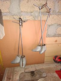 allarga scarpe , punteruoli, incudine calzolaio