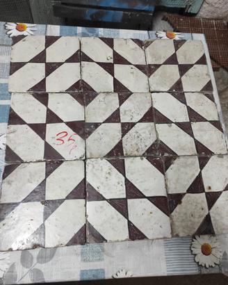 Lotto Riggiole Napoletane Antiche 