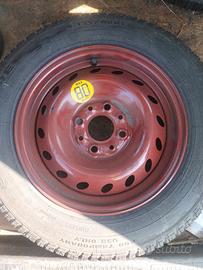 Ruota scorta 135/80/13  quattro fori 