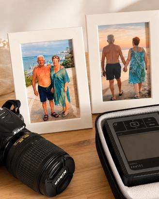 Foto personalizzata con IA + stampa e cornice