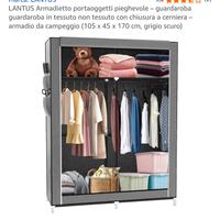 Guardaroba - Portaoggetti in tessuto 