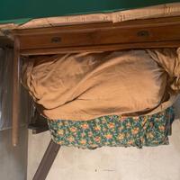 Scrivania tavolo con cassetti stile liberty