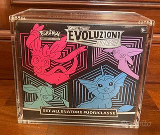 Teca in acrilico magnetica per ETB Pokemon Anti-UV