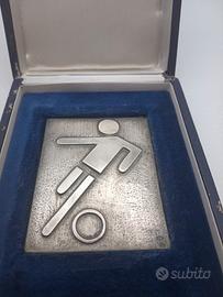 Lastra argento 925 sport  "Calcio" anni 70/80
