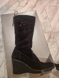 stivali nero giardini