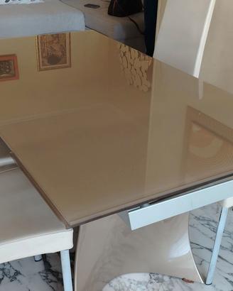 Tavolo Tonin MODELLO WAVE +sedie