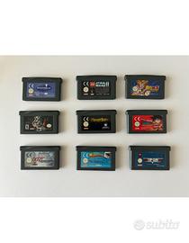 Lotto cartucce originali Game Boy Advance