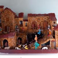 Presepe artigianale comprese statuine