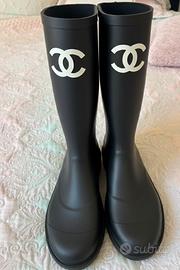 Stivali chanel gomma donna