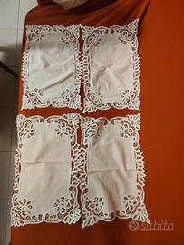 set 4 centrini