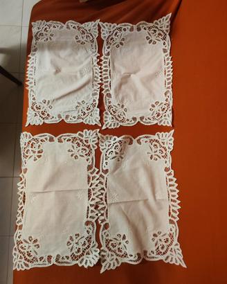 set 4 centrini