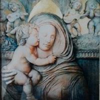 Bassorilievo dipinto, opera unica