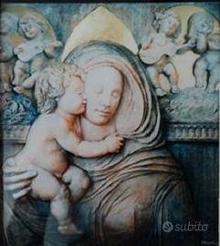 Bassorilievo dipinto, opera unica