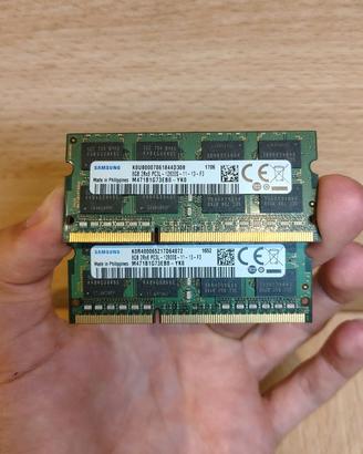 RAM 16GB (2x8GB) DDR3L 1600MHz SODIMM Samsung