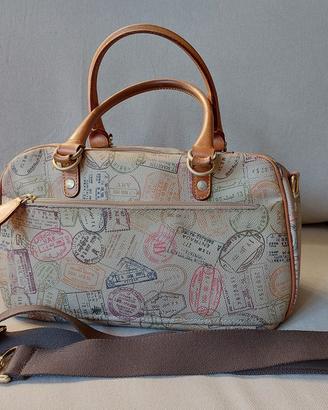 Borsa A.Martini Prima Classe bauletto timbri.Origi