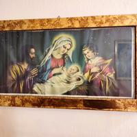 Quadro con Stampa Antica 90x38 cm.