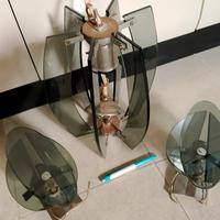 Lampadario vintage e applique Veca 